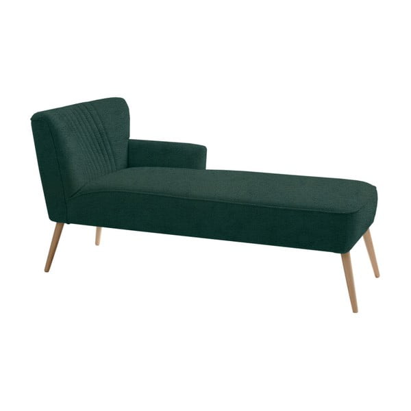 Temno zelena oblika po meri Harry lounge chair, desni vogal