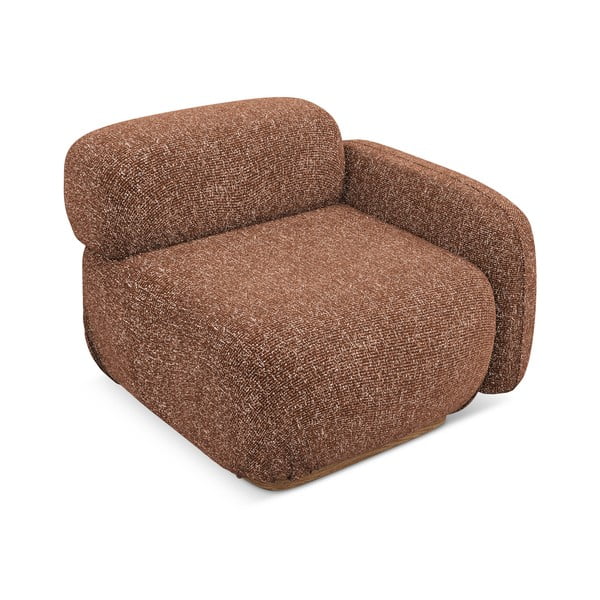 Oranžen/rjav modul za sedežno garnituro (desni kot) Ailani – Makamii-image-3