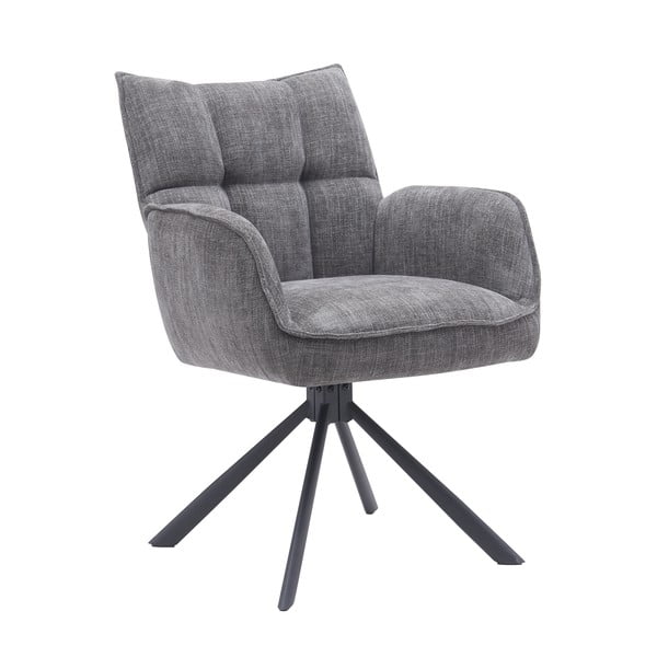 Sivi oblazinjeni jedilni stoli v kompletu 2 ks Marilla – Unique Furniture-image-3