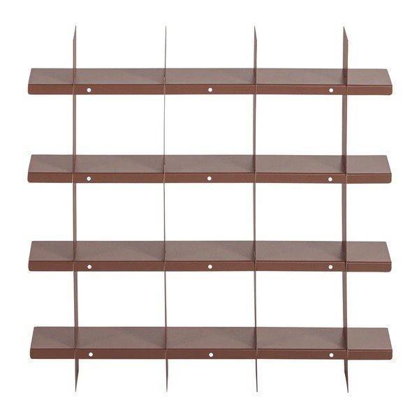 Prašno rožnata večnivojska kovinska polica 60 cm Brik – WOOOD-image-4