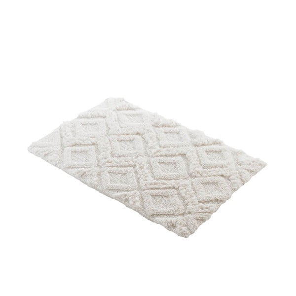 Bela kopalniška preproga 50x80 cm Ikatis – douceur d'intérieur-image-4