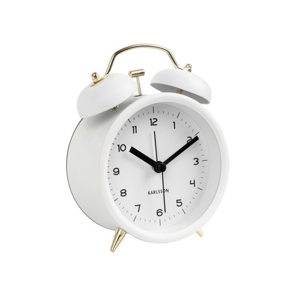 Budilka White Karlsson Classic Bell, ⌀ 10 cm-image-1