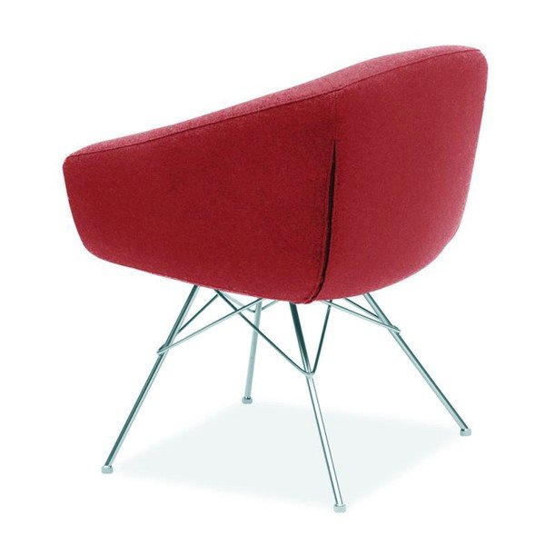 Temno rdečfotelj Softline Aiko-image-2