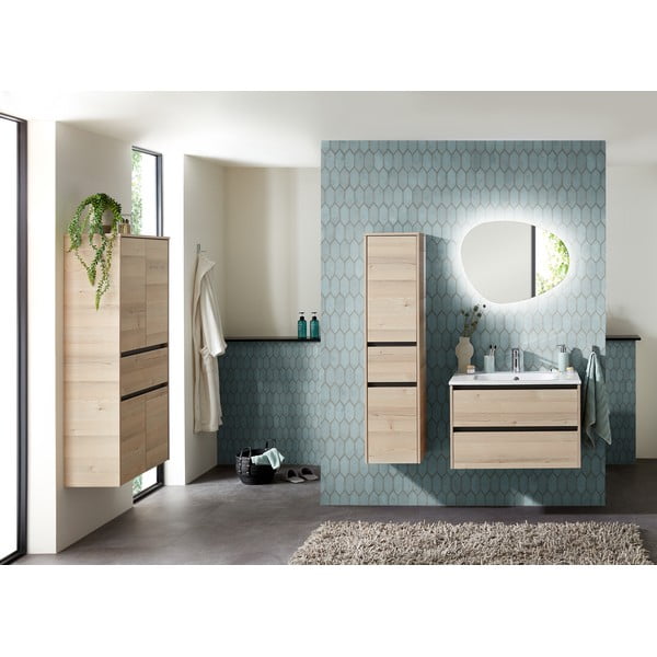 Kopalniška omarica v borovem dekorju v naravni barvi 146x35 cm Quickset 393 – Pelipal-image-1