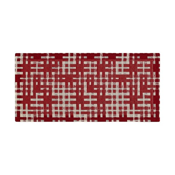 Bordo rdeč pralen tekač 55x140 cm Dama Rubino – Floorita