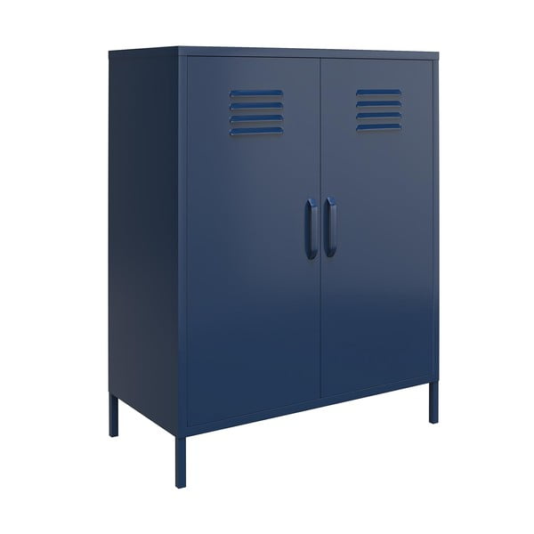 Modra kovinska omarica 80x102 cm Bradford - Queer Eye-image-2