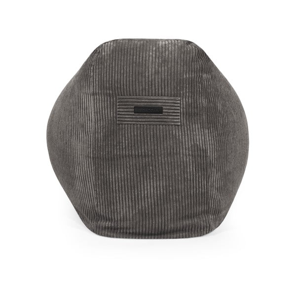 Temno rjava vreča za sedenje iz rebrastega žameta Snug Long 140 – SLOWDOWN-image-4