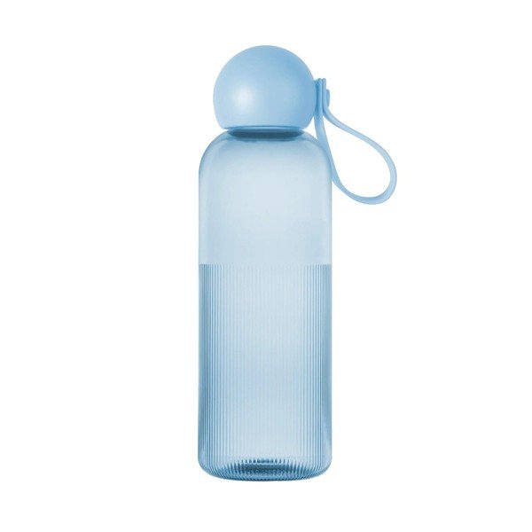 Svetlo modra steklenica za vodo za na pot iz reciklirane plastike 600 ml Ture – Sagaform