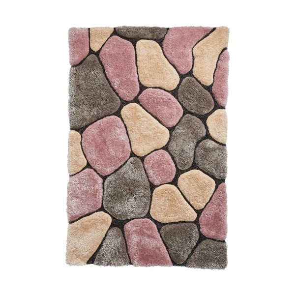 Sivo-roza preproga Think Rugs Noble House Rock, 120 x 170 cm