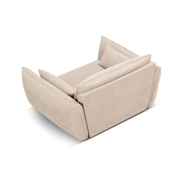 Bež fotelj Vanda - Mazzini Sofas-image-3