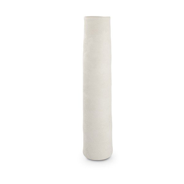 Bela keramična visoka vaza (višina 50 cm) Cone – S|P Collection