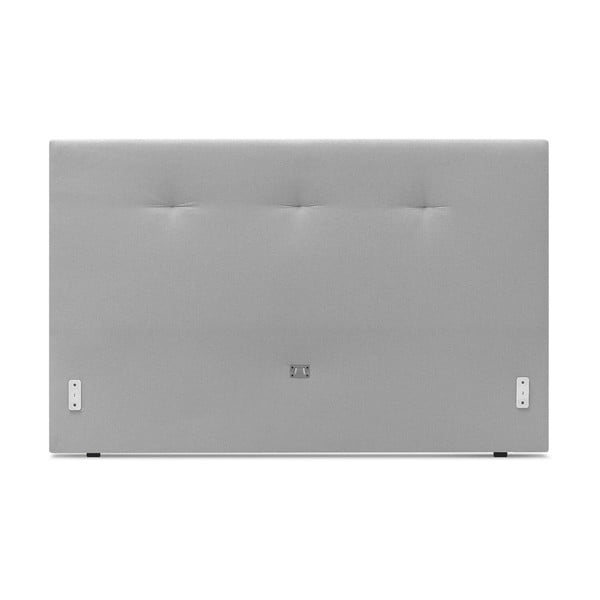 Svetlo siva oblazinjena zakonska postelja z letvenim dnom 180x200 cm Tory - Bobochic Paris-image-3