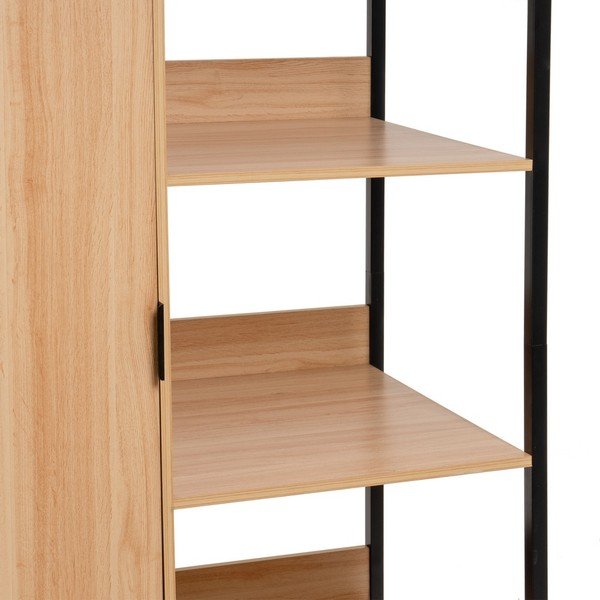 Odprta garderobna omara v naravni barvi 100x190x48 cm Armarios – Casa Selección-image-4