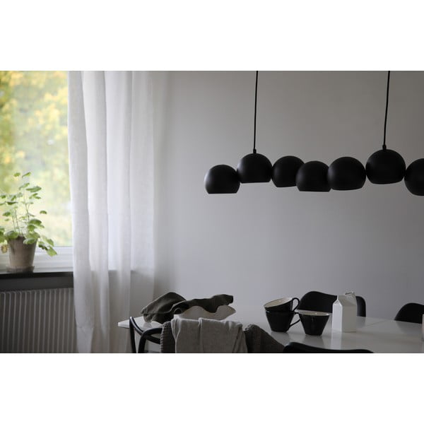 Črna viseča svetilka s kovinskim senčilom Cupolo – Markslöjd-image-3