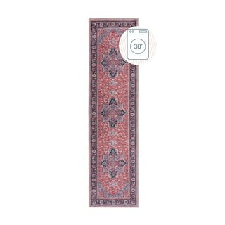 Bordo rdeč pralen tekač iz mešanice recikliranih vlaken 60x230 cm Windsor – Flair Rugs