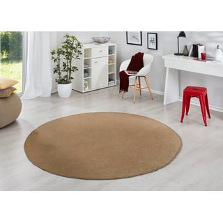 Rjava okrogla preproga ø 133 cm Fancy – Hanse Home