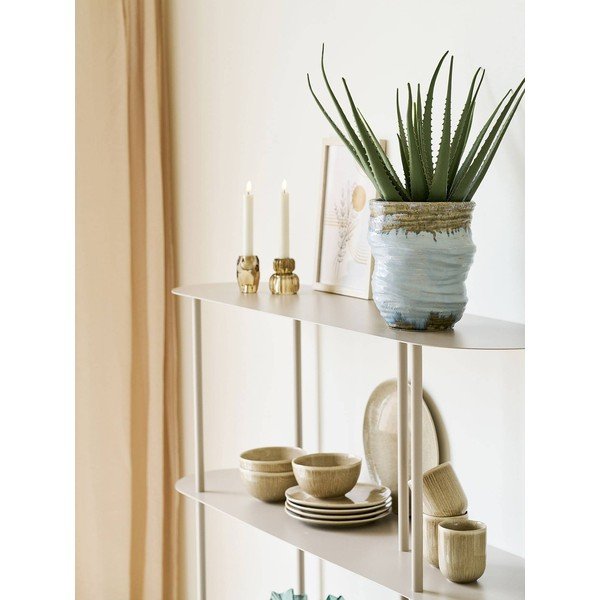 Bež kovinski regal 118x139x31 cm Rieti – House Nordic-image-3