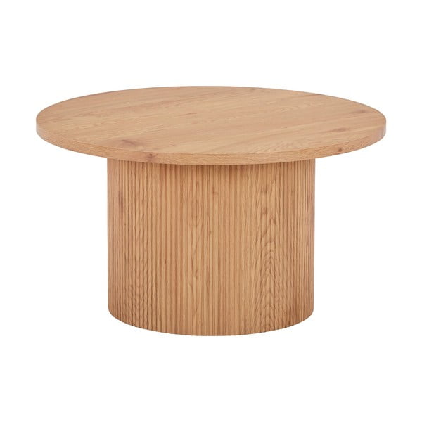 Okrogla mizica v topolovem dekorju ø 80 cm Boavista – House Nordic