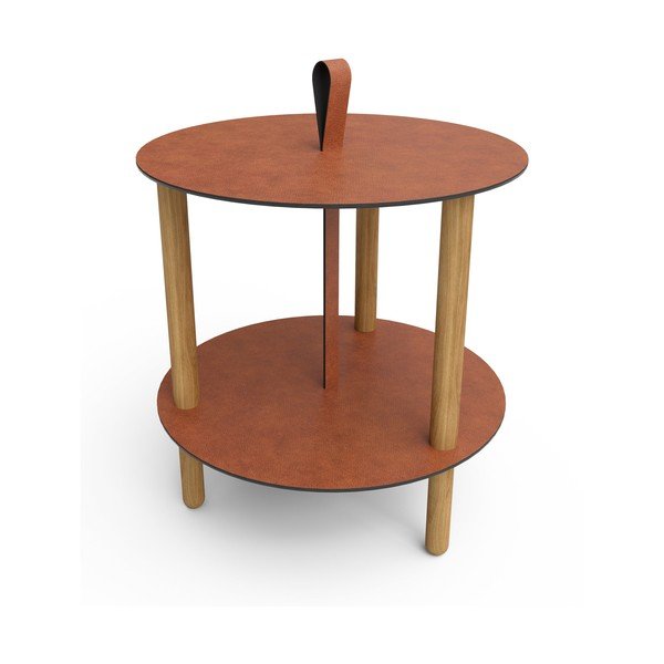 Okrogla stranska mizica ø 48 cm Strap L Bull – LIND DNA