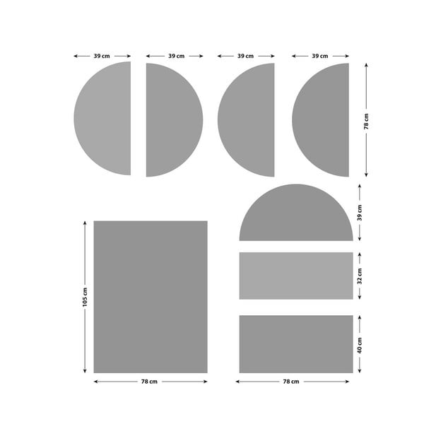 Stenska nalepka 120x250 cm Amazonian Arches – Ambiance-image-4