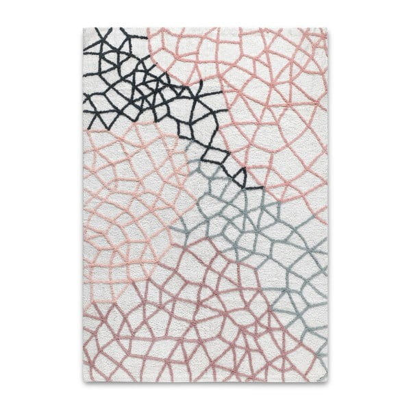 Pisana ročno tkana preproga HF Living Net, 120 x 170 cm