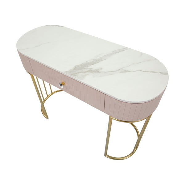 Roza konzolna mizica 100x40 cm Montpellier - Mauro Ferretti-image-4