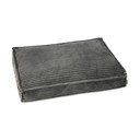 Temno sivo ležišče za pse 80x50 cm Dog Fantasy Stripe – Plaček Pet Products