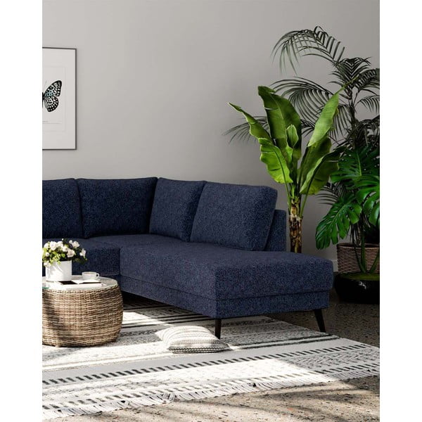 Temno modra kotna sedežna garnitura (desni kot) Fynn – Ghado-image-4