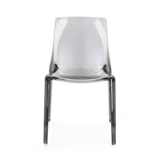 Siv plastičen vrtni stol Adele – Bizzotto-image-1