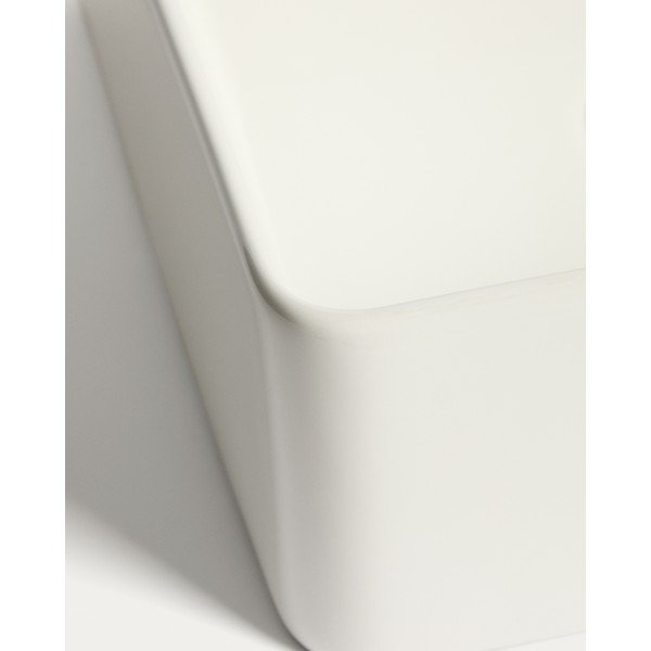 Bel keramičen umivalnik 36,5x36,5 cm Ovara – Kave Home-image-4