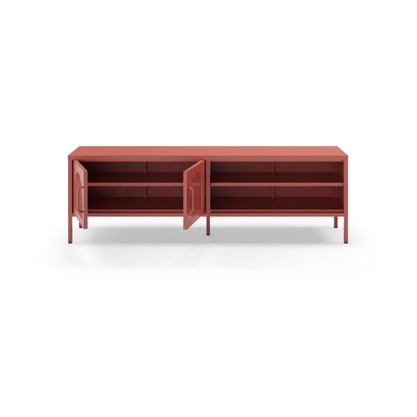 Opečnato oranžna TV omarica 160x50 cm Diora – Marckeric-image-2