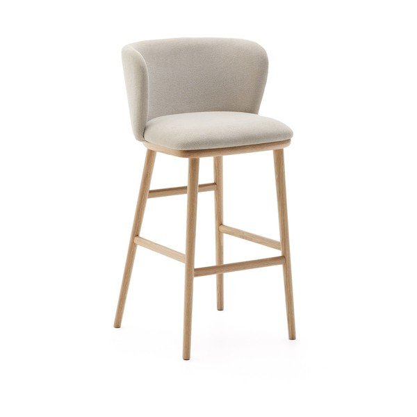 Bež barski stol (višina sedeža 75,5 cm) Ciselia – Kave Home
