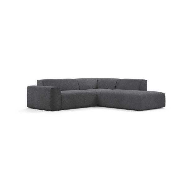 Antracitno siva sedežna garnitura Marie Claire Home Karen, 260 cm, kot-image-2