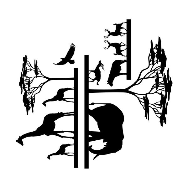 Fanastick Afriška savana nalepka-image-1