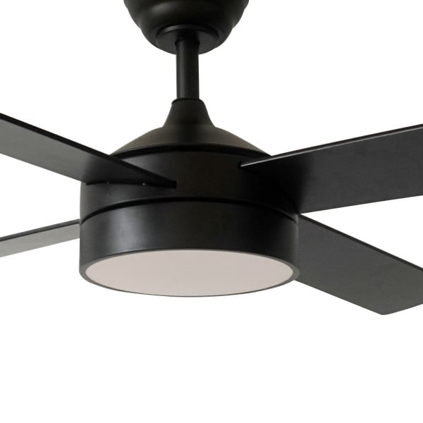 Črna LED stropna svetilka ø 15 cm Zarautz – SULION-image-2