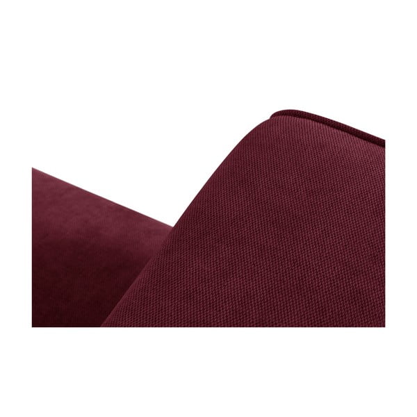 Bordo rdeča sedežna garnitura 214 cm Esther – Milo Casa-image-4