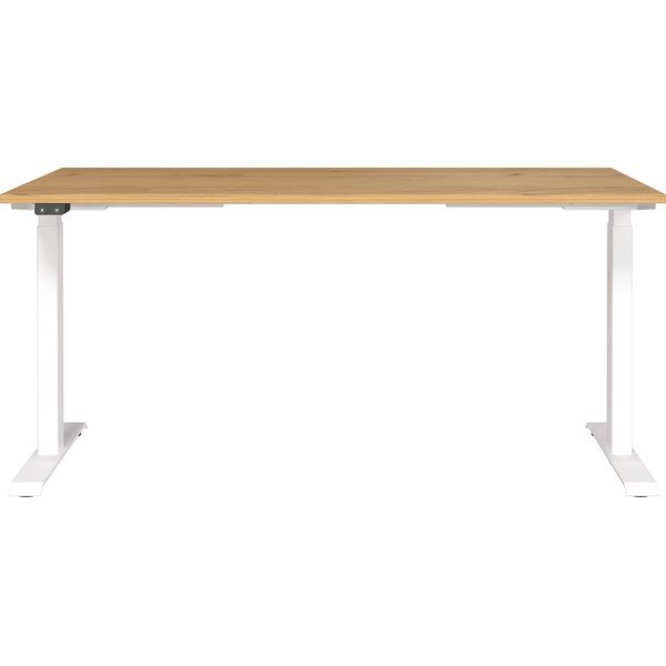Delovna miza z električno nastavitvijo višine v hrastovem dekorju 80x160 cm Jet - Germania-image-2