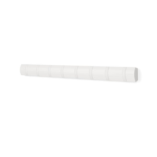 Mat bel stenski obešalnik iz masivnega bora 81 cm Flip – Umbra