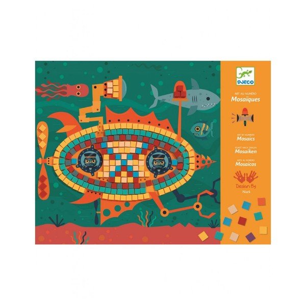 Pisani mozaik Djeco Stroji v gibanju-image-1