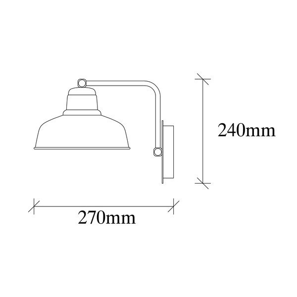 Črna stenska svetilka Berceste – Opviq lights-image-4