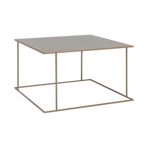 Zlata kavna miza Custom Form Walt, 80 x 80 cm