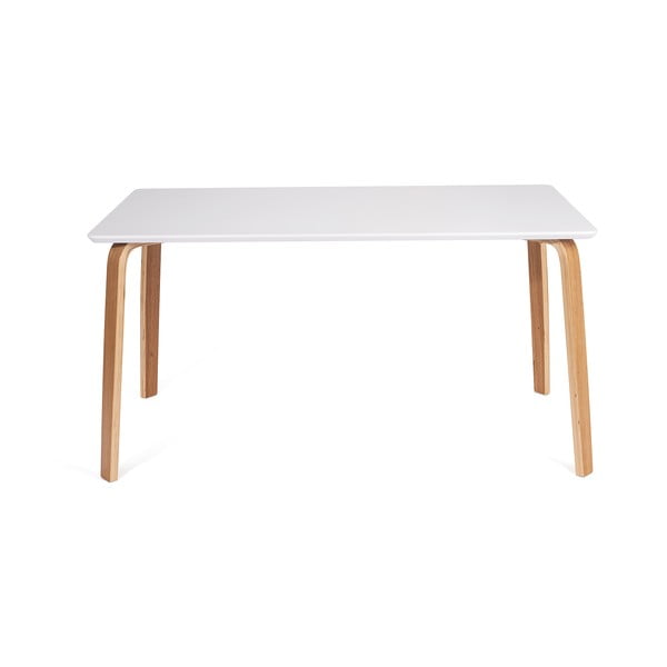 Jedilna miza z belo mizno ploščo 150x90 cm Zaha - Bonami Essentials