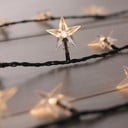 Temno zelena LED svetlobna veriga DecoKing Star, 100 lučk, dolžina 12,5 m