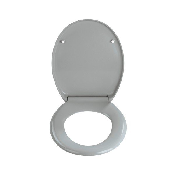 Svetlo siva WC deska z enostavnim zapiranjem Wenko Premium Ottana, 45,2 x 37,6 cm-image-2