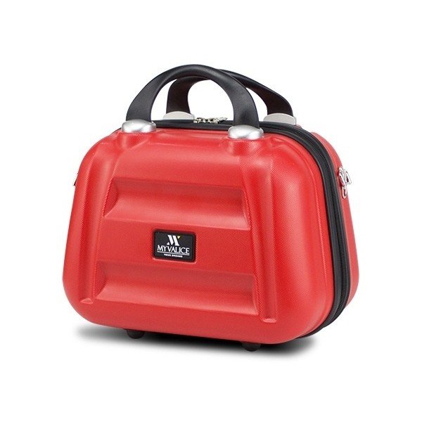 Rdeč ženski potovalni kovček My Valice SMART BAG LASSO Make Up & Hand Suitcase