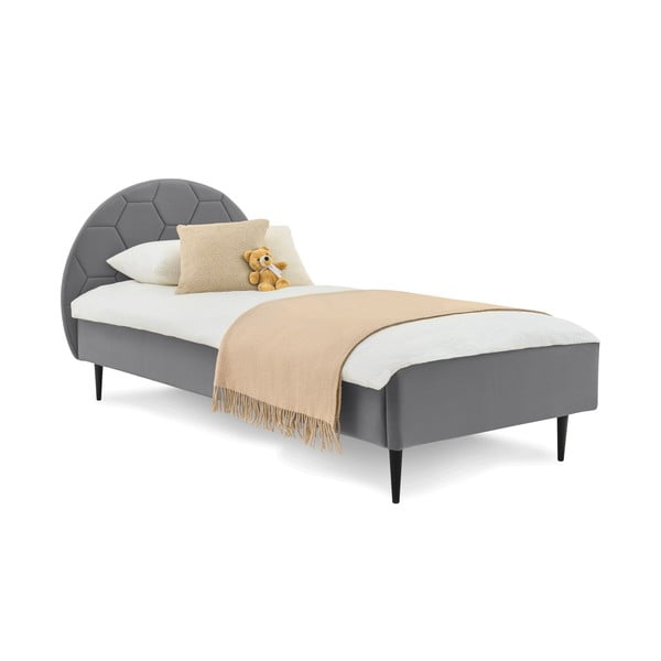 Siva otroška postelja 90x200 cm Mercury – Scandic-image-2