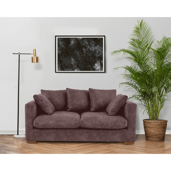 Temno rjava sedežna garnitura 175 cm Comfy – Scandic-image-1