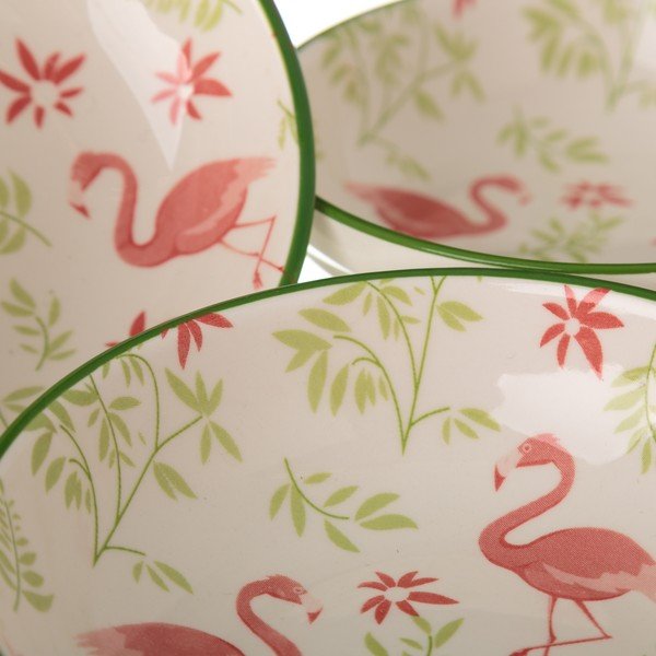Porcelanska skleda Unimasa Flamingo, ø 12,6 cm-image-1