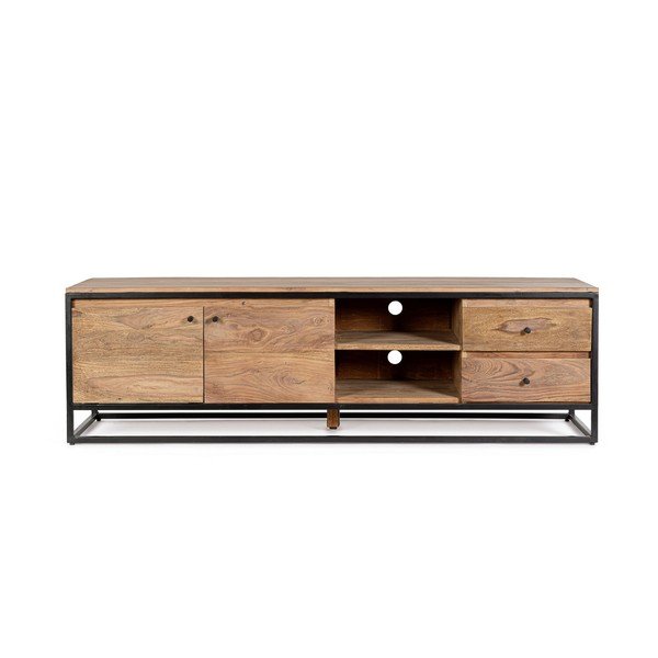 TV omarica iz masivnega sheesham lesa v naravni barvi 175x50x45 cm Nartan – Bizzotto