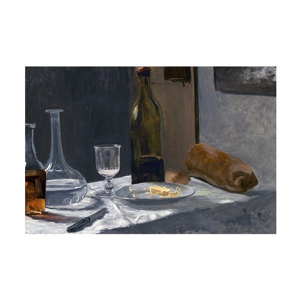 Claude Monet - Nastajajoča narava s steklenico, 45x30 cm